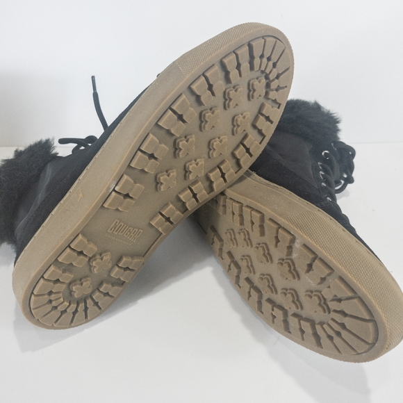 Cougar Dubliner Faux Fur Trim Waterproof Bootie Black -9 - Picture 6 of 7